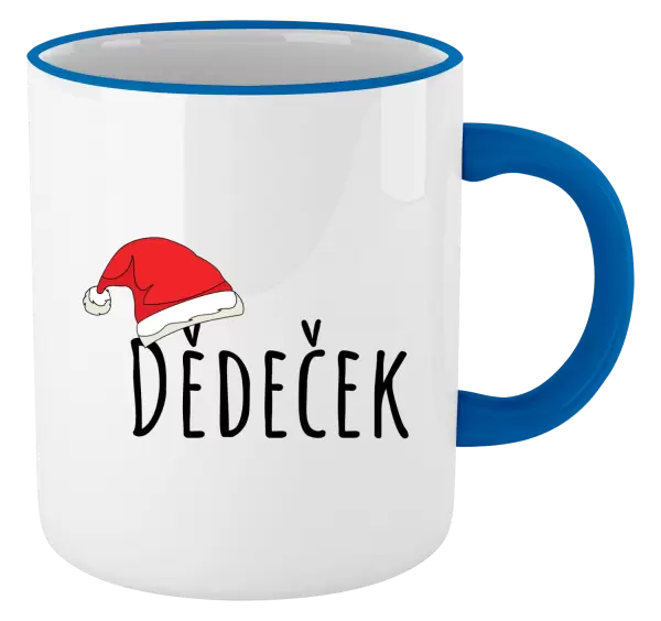 Vánoční hrnek Vánoční čepice - dědeček