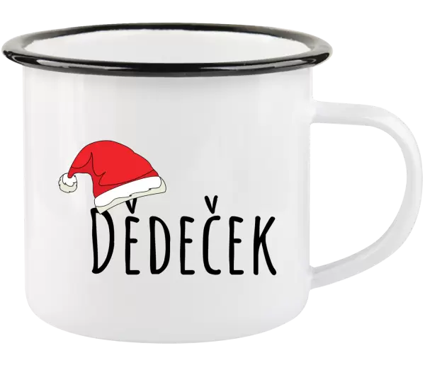 Vánoční plecháček Vánoční čepice - dědeček