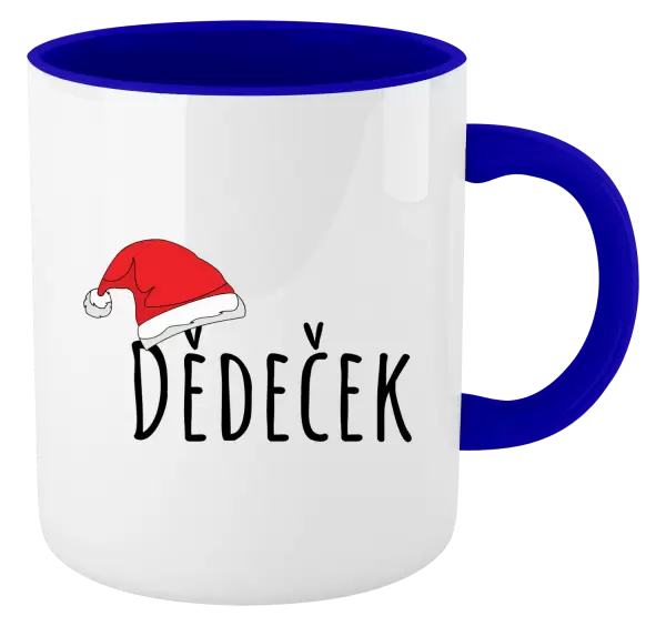 Vánoční hrnek Vánoční čepice - dědeček