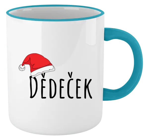 Vánoční hrnek Vánoční čepice - dědeček