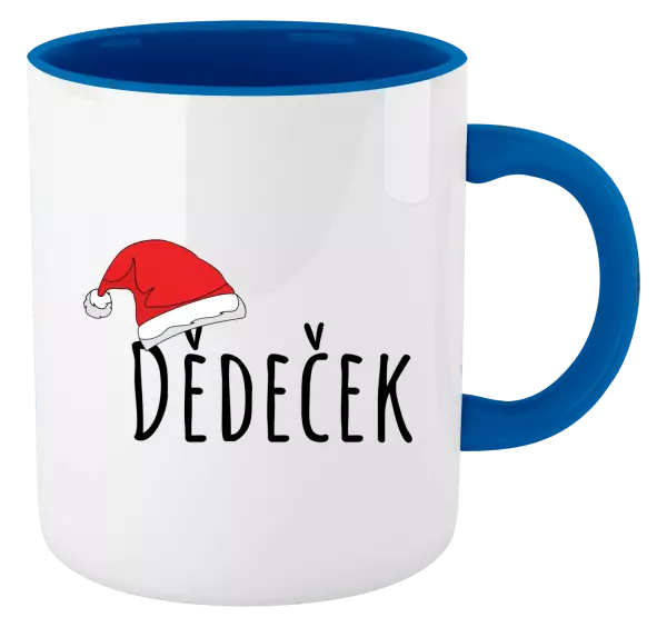 Vánoční hrnek Vánoční čepice - dědeček