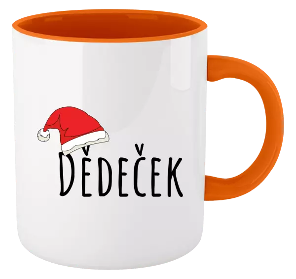 Vánoční hrnek Vánoční čepice - dědeček