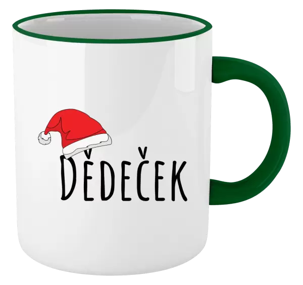 Vánoční hrnek Vánoční čepice - dědeček