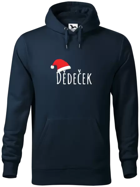 Pánská mikina Vánoční čepice - dědeček