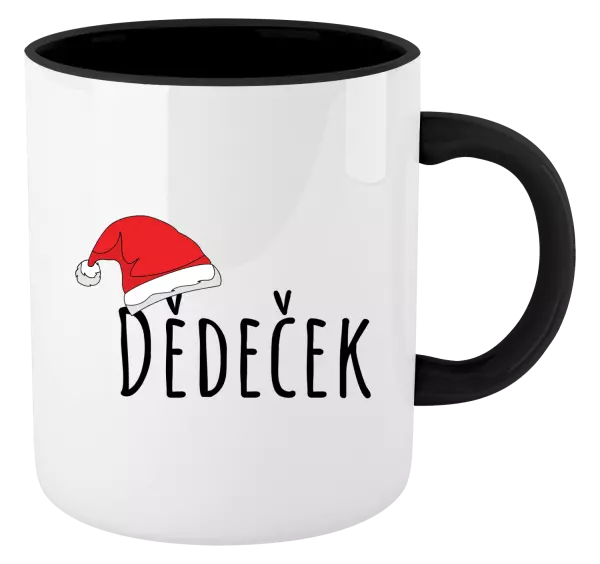 Vánoční hrnek Vánoční čepice - dědeček