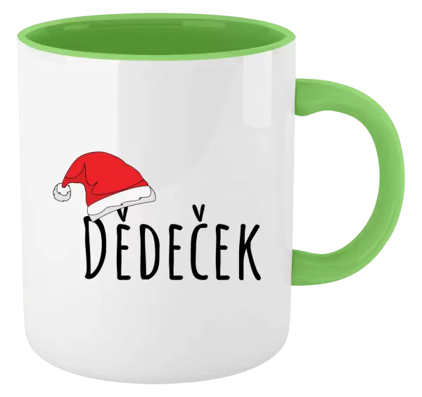 Vánoční hrnek Vánoční čepice - dědeček