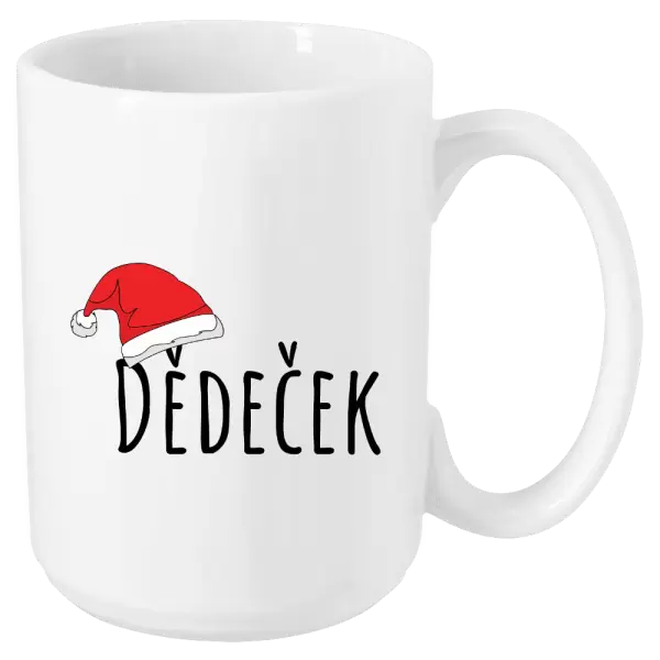 Vánoční hrnek Vánoční čepice - dědeček