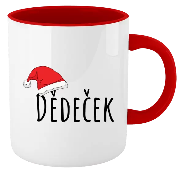 Vánoční hrnek Vánoční čepice - dědeček