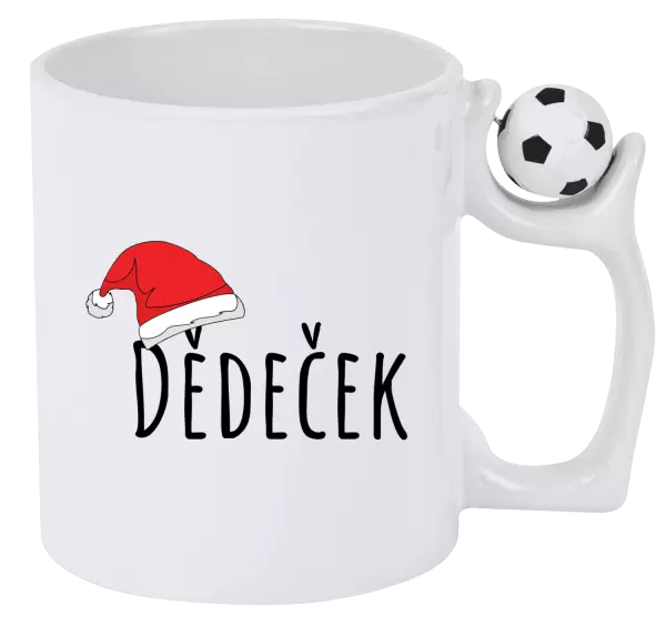 Vánoční hrnek Vánoční čepice - dědeček