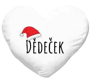 Vánoční polštář Vánoční čepice - dědeček