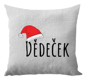 Vánoční polštář Vánoční čepice - dědeček