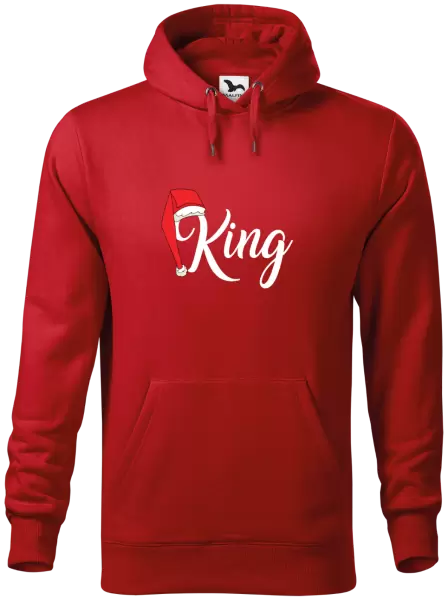 Pánská mikina Vánoční čepice - King
