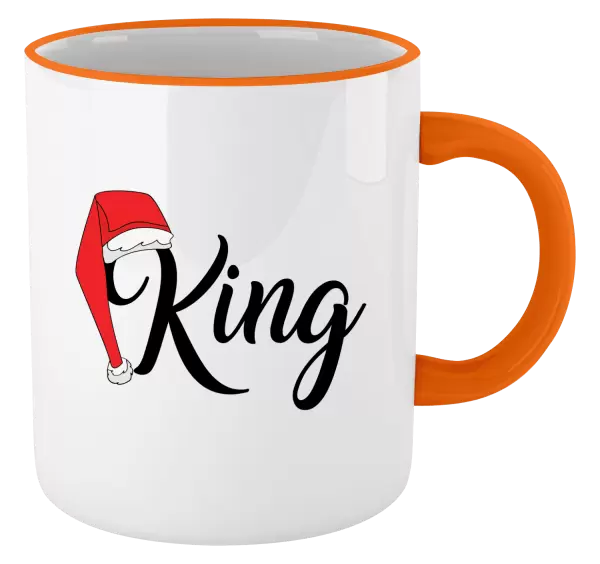 Vánoční hrnek Vánoční čepice - King