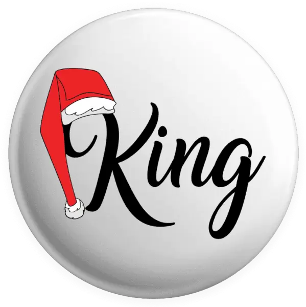 Placka Vánoční čepice - King