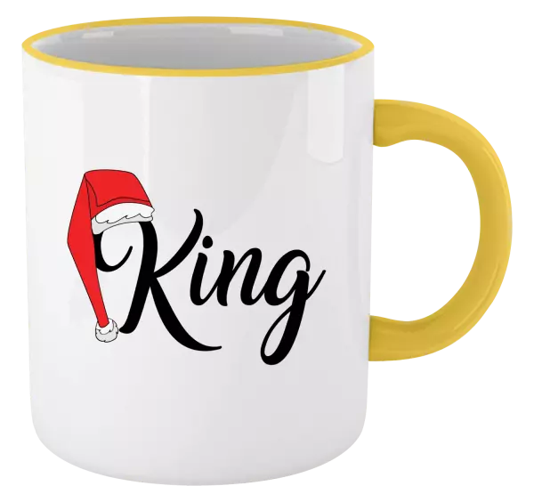 Vánoční hrnek Vánoční čepice - King