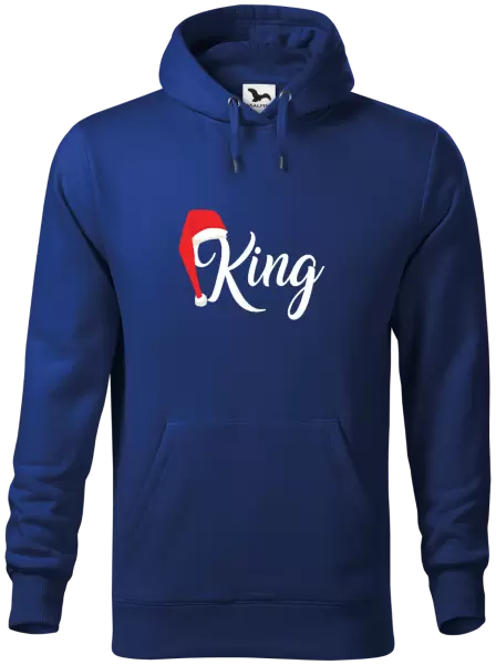 Pánská mikina Vánoční čepice - King