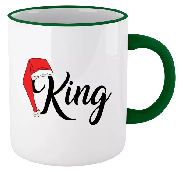 Vánoční hrnek Vánoční čepice - King