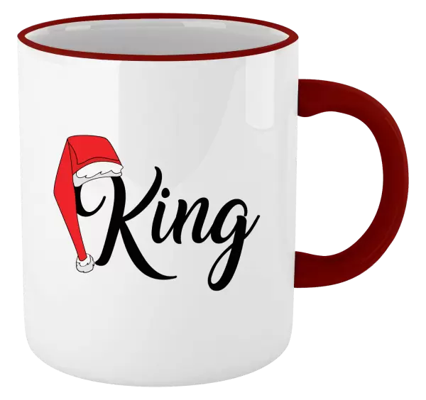 Vánoční hrnek Vánoční čepice - King