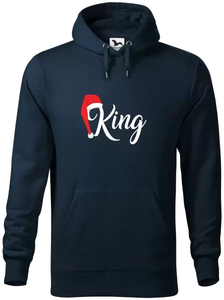 Pánská mikina Vánoční čepice - King