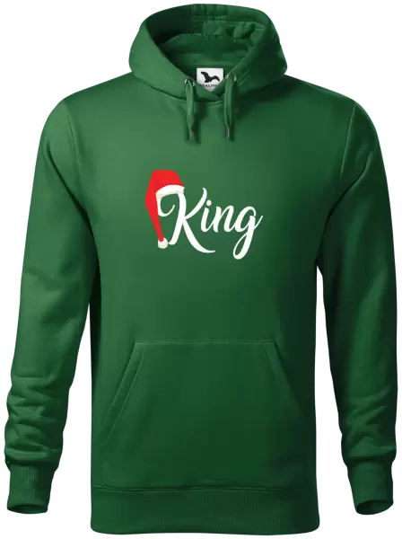 Pánská mikina Vánoční čepice - King