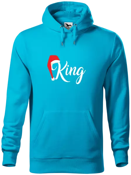 Pánská mikina Vánoční čepice - King