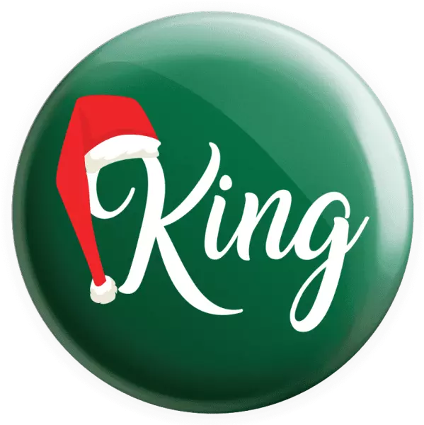 Placka Vánoční čepice - King