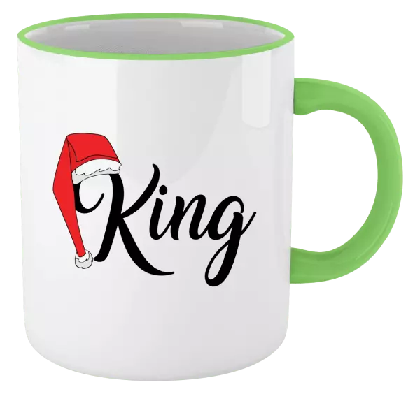 Vánoční hrnek Vánoční čepice - King