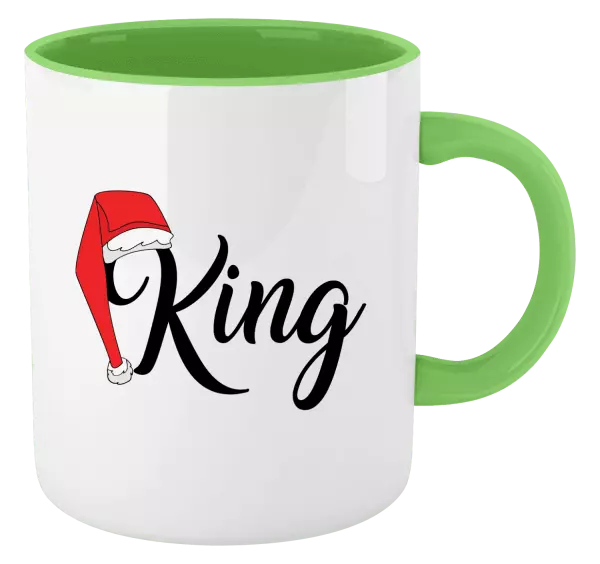 Vánoční hrnek Vánoční čepice - King