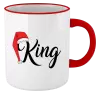 Vánoční hrnek Vánoční čepice - King