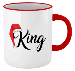 Vánoční hrnek Vánoční čepice - King