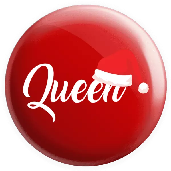 Placka Vánoční čepice - Queen