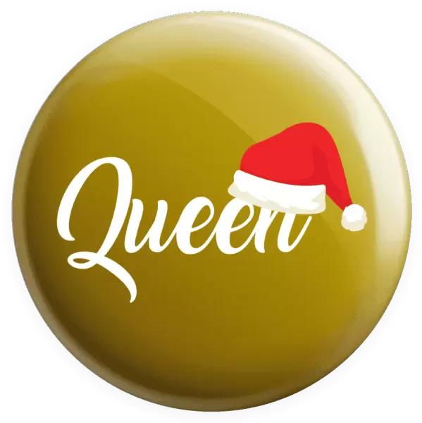 Placka Vánoční čepice - Queen
