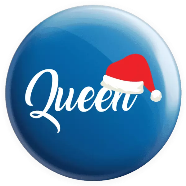 Placka Vánoční čepice - Queen