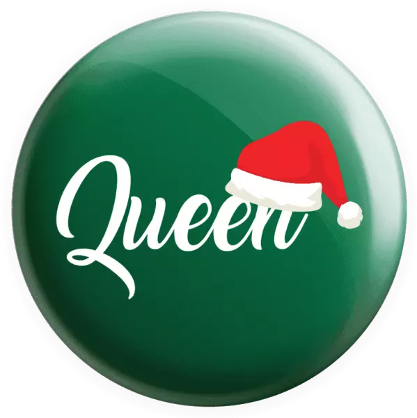 Placka Vánoční čepice - Queen