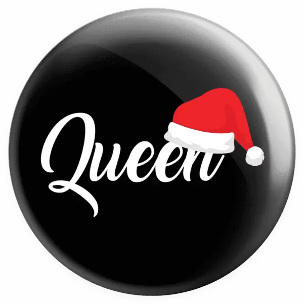 Placka Vánoční čepice - Queen