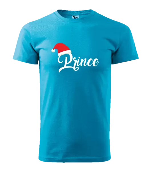 Pánské vánoční tričko Vánoční čepice - Prince