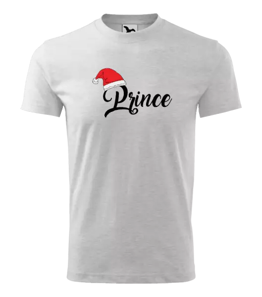 Dětské vánoční tričko Vánoční čepice - Prince