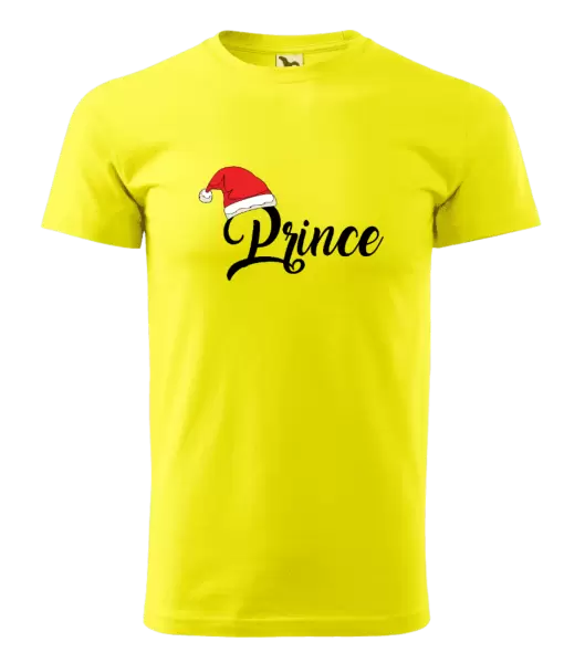 Pánské vánoční tričko Vánoční čepice - Prince