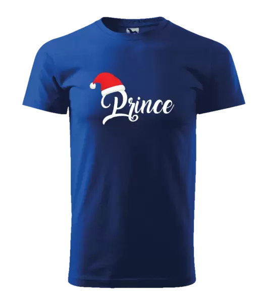 Pánské vánoční tričko Vánoční čepice - Prince