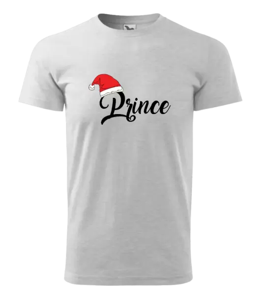 Pánské vánoční tričko Vánoční čepice - Prince
