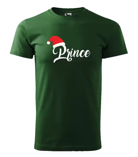 Pánské vánoční tričko Vánoční čepice - Prince