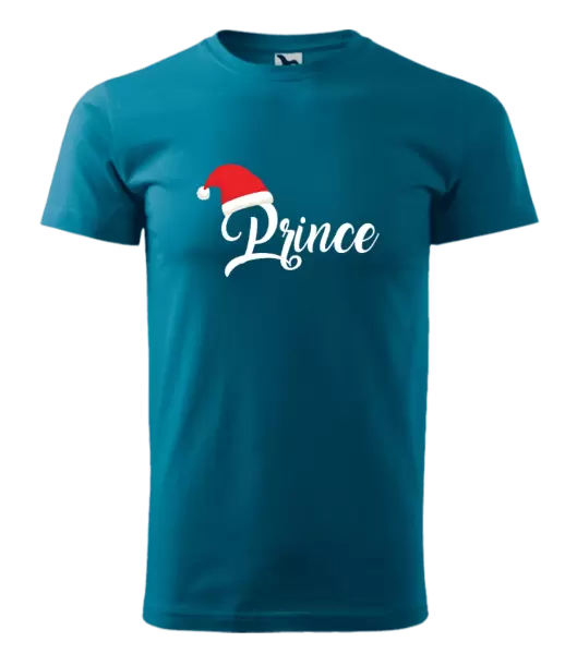 Pánské vánoční tričko Vánoční čepice - Prince