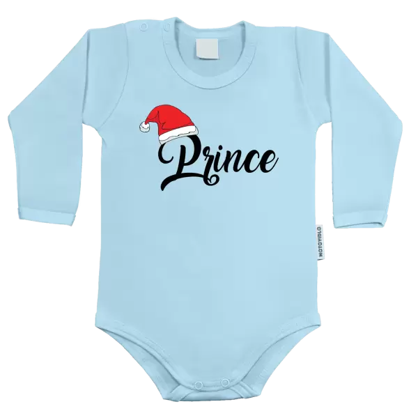 Dětské body Vánoční čepice - Prince