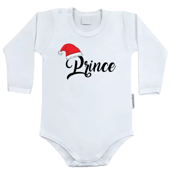 Dětské body Vánoční čepice - Prince