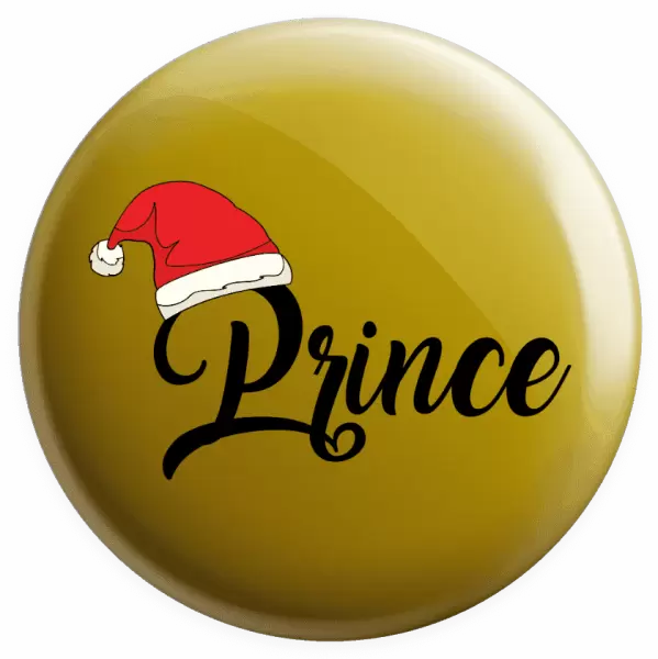 Placka Vánoční čepice - Prince