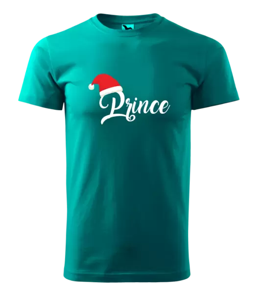 Pánské vánoční tričko Vánoční čepice - Prince