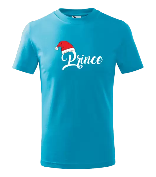 Dětské vánoční tričko Vánoční čepice - Prince