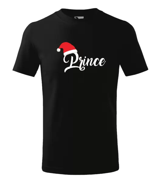 Dětské vánoční tričko Vánoční čepice - Prince