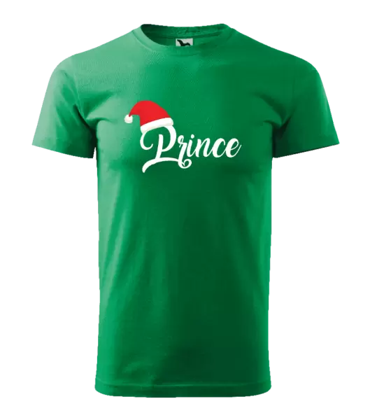 Pánské vánoční tričko Vánoční čepice - Prince