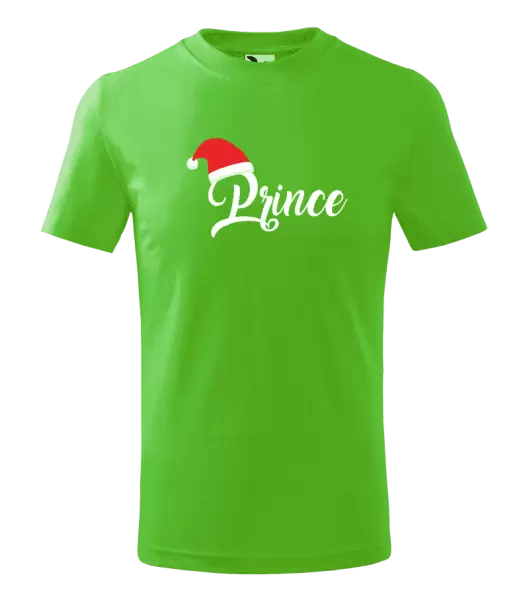 Dětské vánoční tričko Vánoční čepice - Prince
